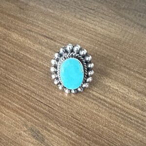 Silver and Turquoise Ring